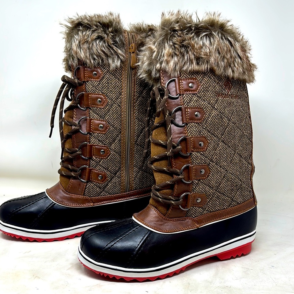 Dream pairs women’s size 9 zip up boots